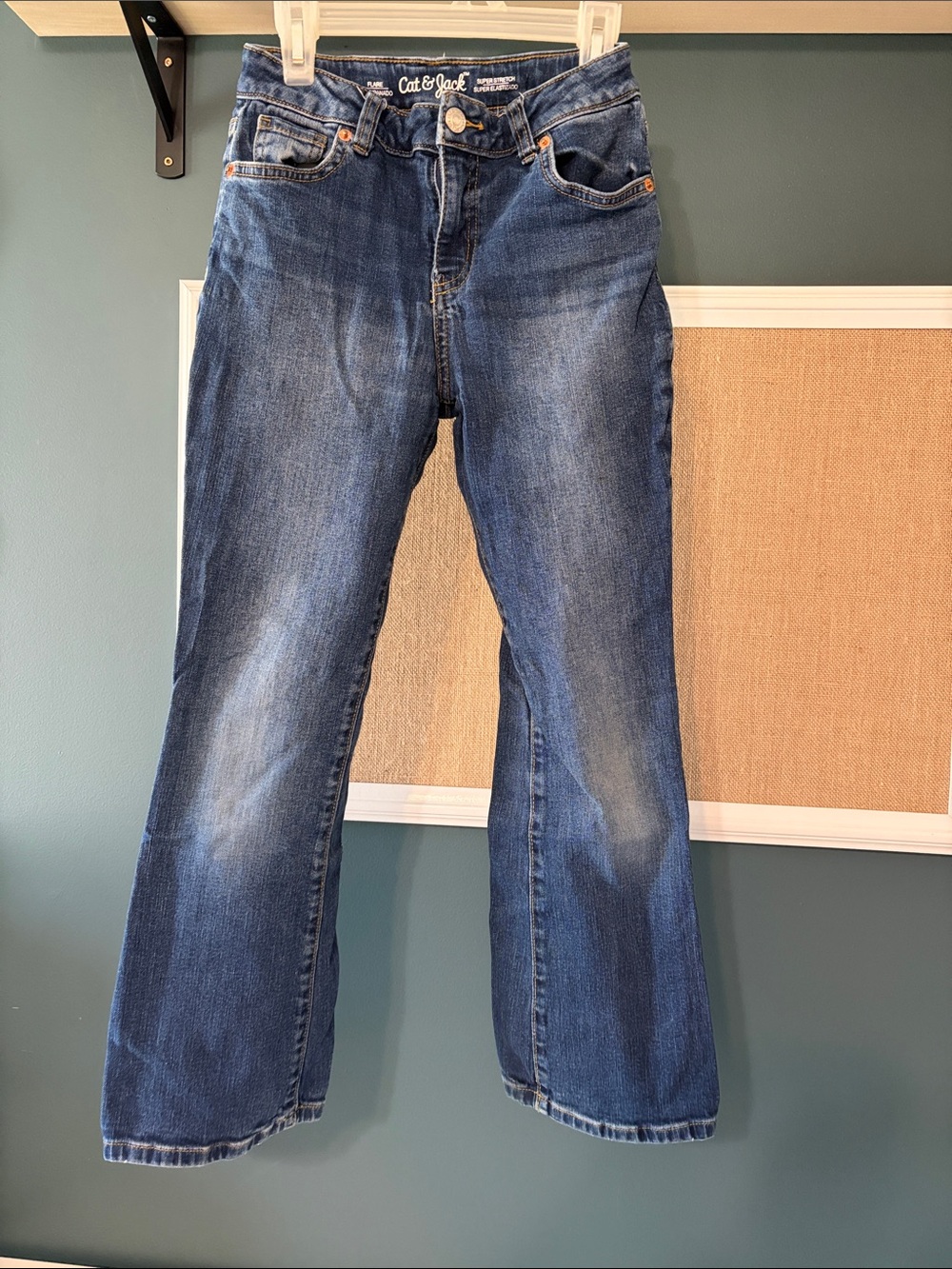 Cat & Jack Medium Blue Wide-Leg Kids Jeans
